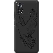 Черный чехол BoxFace Poco X4 Pro 5G Dove