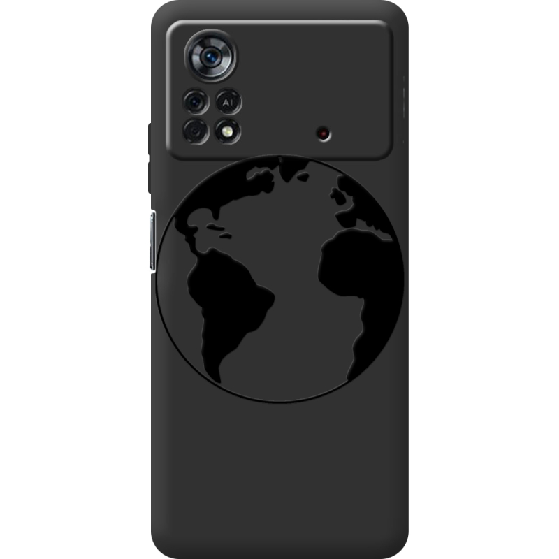 Черный чехол BoxFace Poco X4 Pro 5G Earth