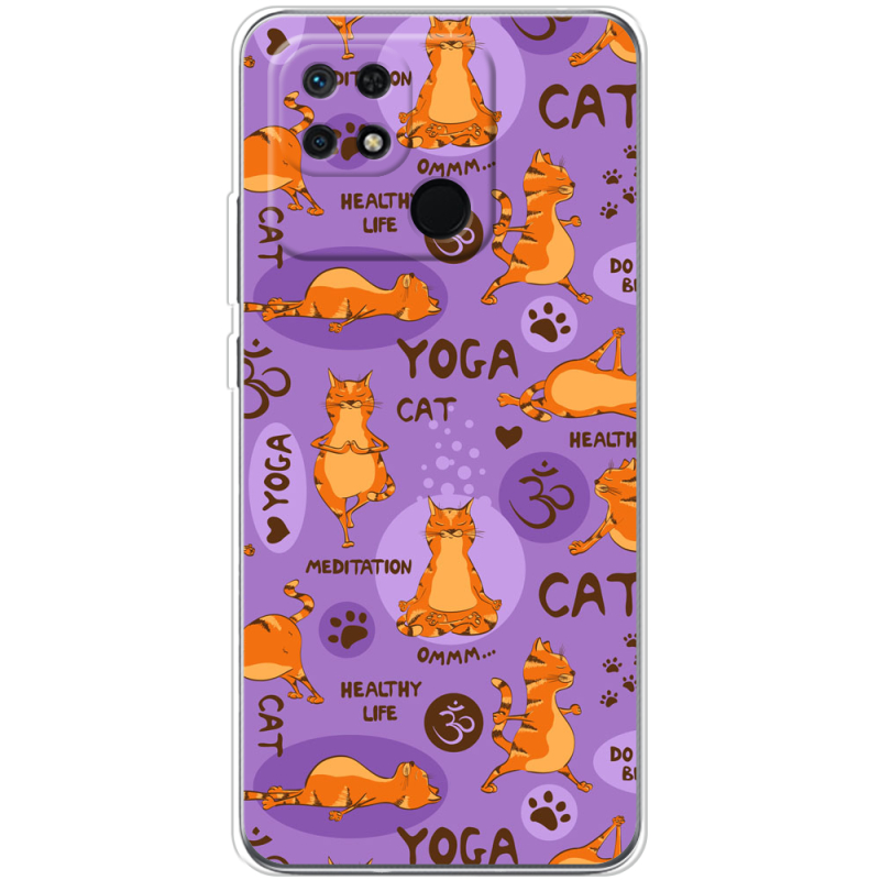 Чехол BoxFace Xiaomi Redmi 10C Yoga Cat