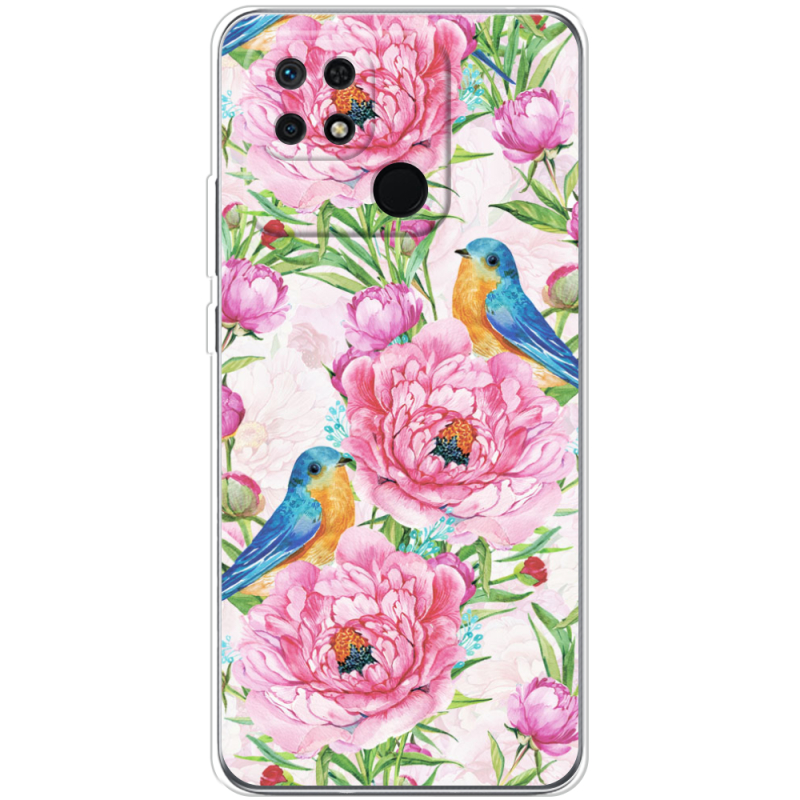 Чехол BoxFace Xiaomi Redmi 10C Birds and Flowers