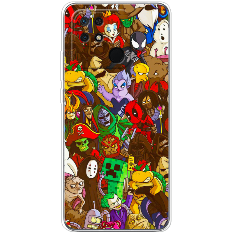 Чехол BoxFace Xiaomi Redmi 10C Злодеи