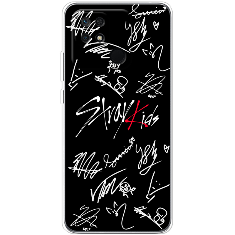 Чехол BoxFace Xiaomi Redmi 10C Stray Kids автограф