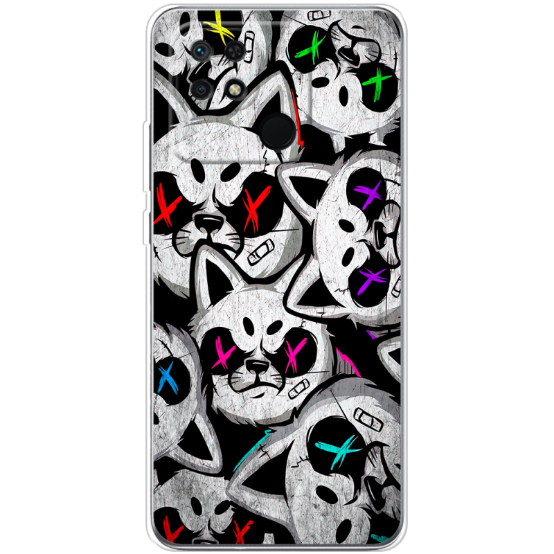 Чехол BoxFace Xiaomi Redmi 10C Monster meow