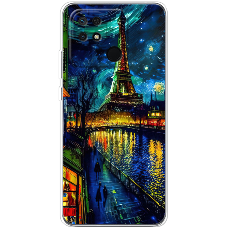Чехол BoxFace Xiaomi Redmi 10C Сяйво над Парижем