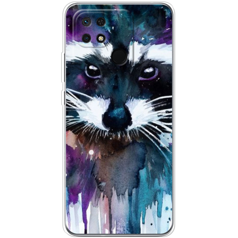 Чехол BoxFace Xiaomi Redmi 10C Акварельный енот