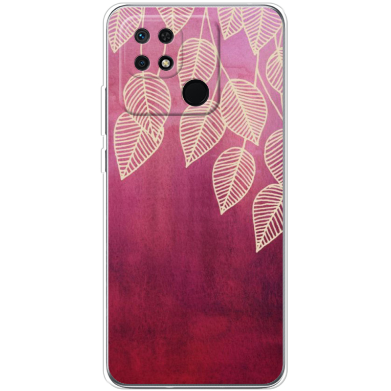 Чехол BoxFace Xiaomi Redmi 10C Gold Leaves