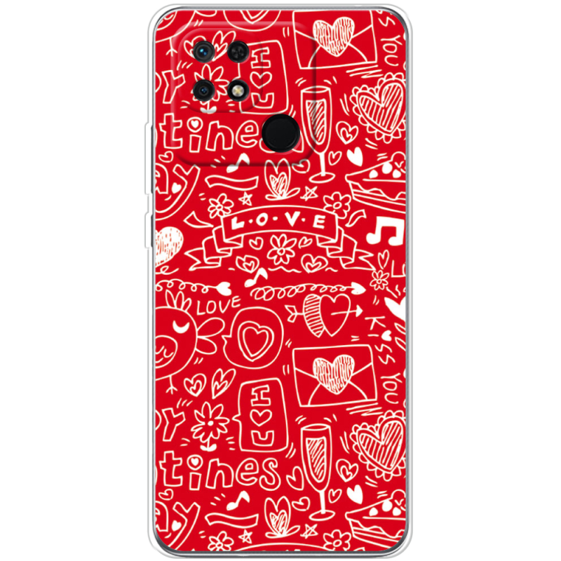 Чехол BoxFace Xiaomi Redmi 10C Happy Valentines