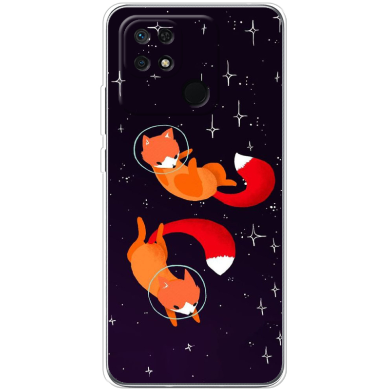 Чехол BoxFace Xiaomi Redmi 10C Fox-Astronauts