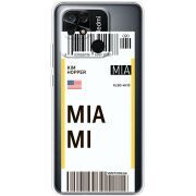 Прозрачный чехол BoxFace Xiaomi Redmi 10C Ticket Miami