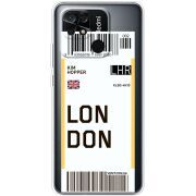 Прозрачный чехол BoxFace Xiaomi Redmi 10C Ticket London