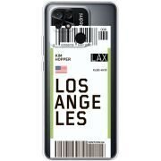 Прозрачный чехол BoxFace Xiaomi Redmi 10C Ticket Los Angeles