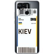 Прозрачный чехол BoxFace Xiaomi Redmi 10C Ticket Kiev