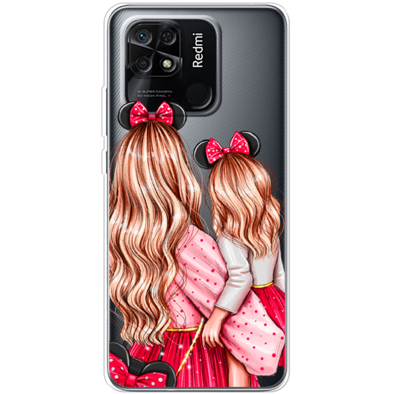 Прозрачный чехол BoxFace Xiaomi Redmi 10C Mouse Girls