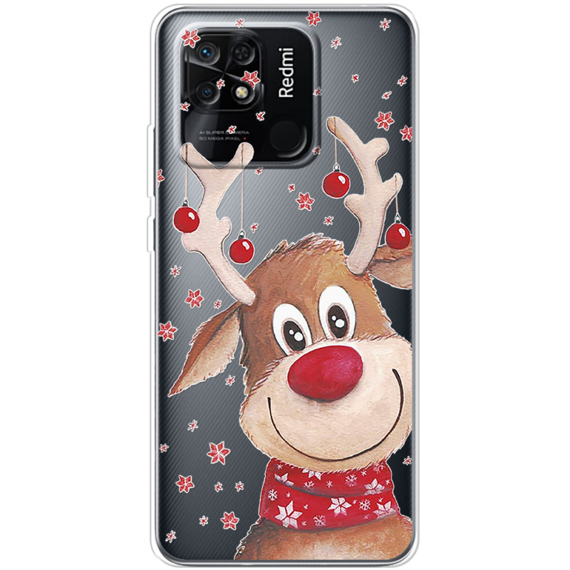 Прозрачный чехол BoxFace Xiaomi Redmi 10C Winter Deer