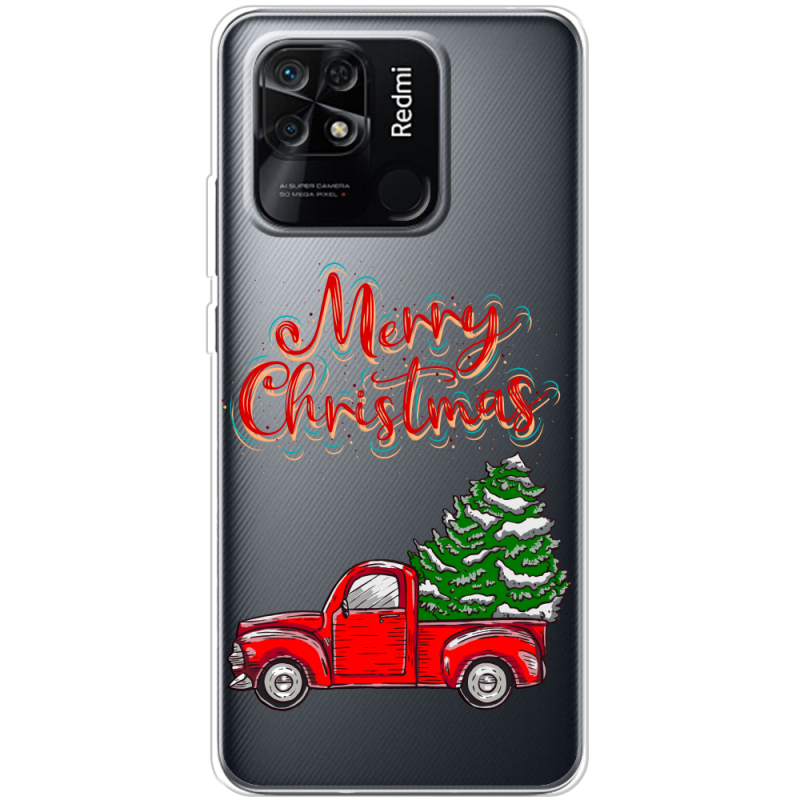 Прозрачный чехол BoxFace Xiaomi Redmi 10C Holiday Car