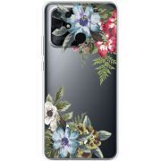 Прозрачный чехол BoxFace Xiaomi Redmi 10C Floral