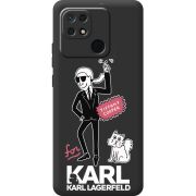 Черный чехол BoxFace Xiaomi Redmi 10C For Karl