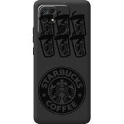 Черный чехол BoxFace Xiaomi Redmi 10C Black Coffee