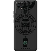 Черный чехол BoxFace Xiaomi Redmi 10C Dark Coffee