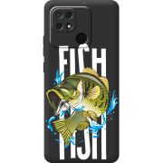 Черный чехол BoxFace Xiaomi Redmi 10C Fish