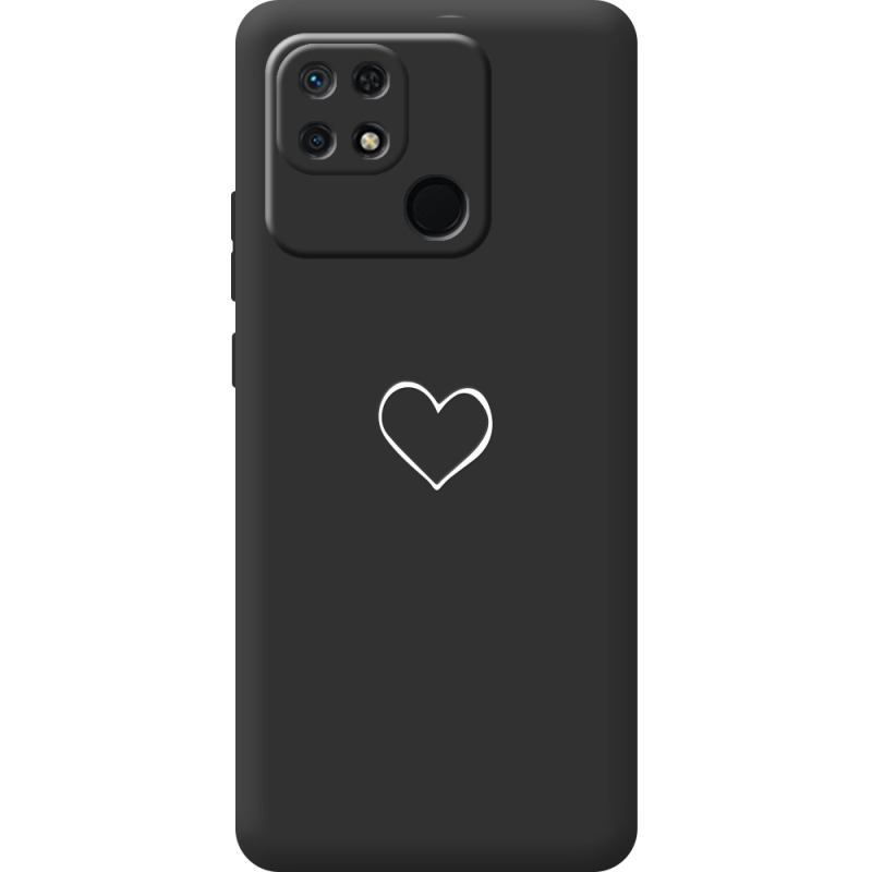 Черный чехол BoxFace Xiaomi Redmi 10C My Heart