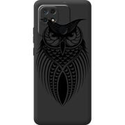 Черный чехол BoxFace Xiaomi Redmi 10C Owl