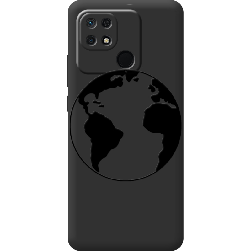 Черный чехол BoxFace Xiaomi Redmi 10C Earth