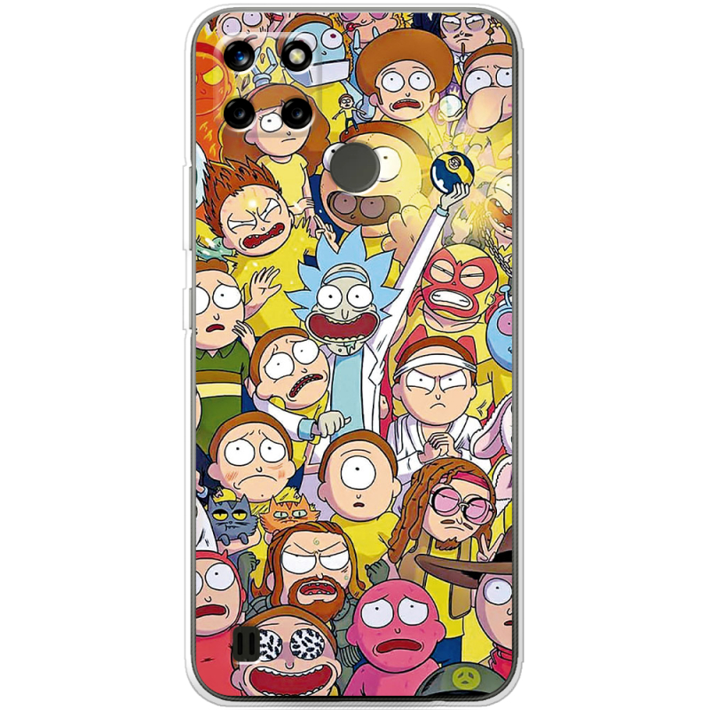 Чехол BoxFace Realme C21Y Rick and Morty