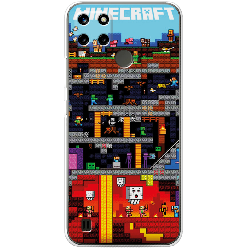 Чехол BoxFace Realme C21Y Minecraft Lode Runner