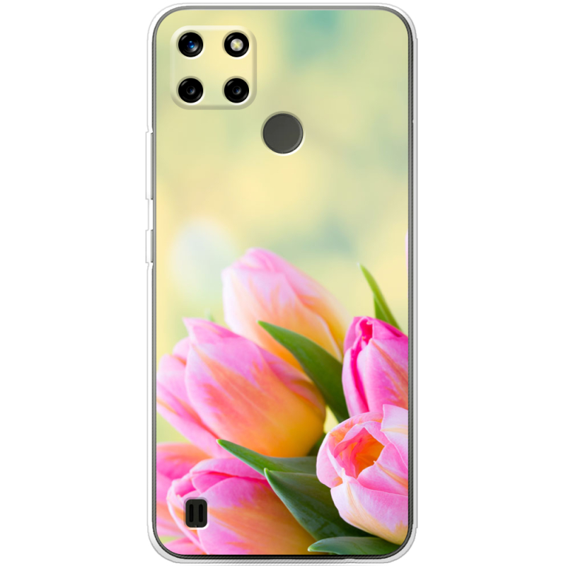 Чехол BoxFace Realme C21Y Bouquet of Tulips