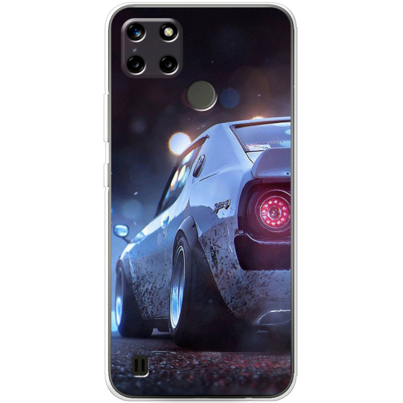 Чехол BoxFace Realme C21Y Silver Car