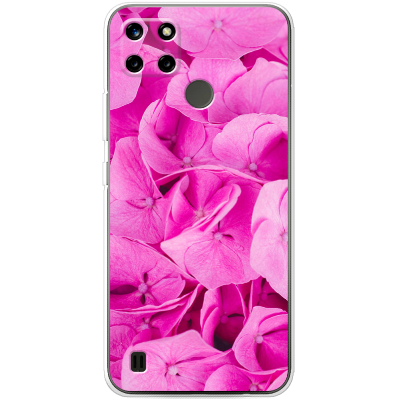 Чехол BoxFace Realme C21Y Pink Flowers