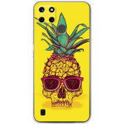 Чехол BoxFace Realme C21Y Pineapple Skull