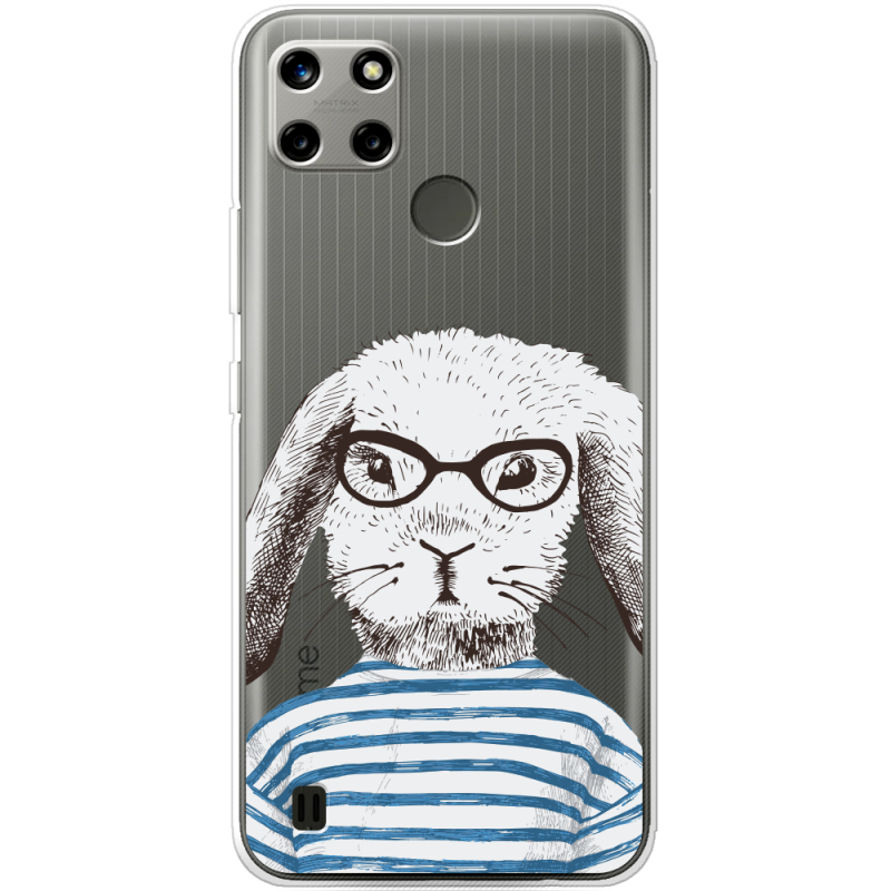 Прозрачный чехол BoxFace Realme C21Y MR. Rabbit