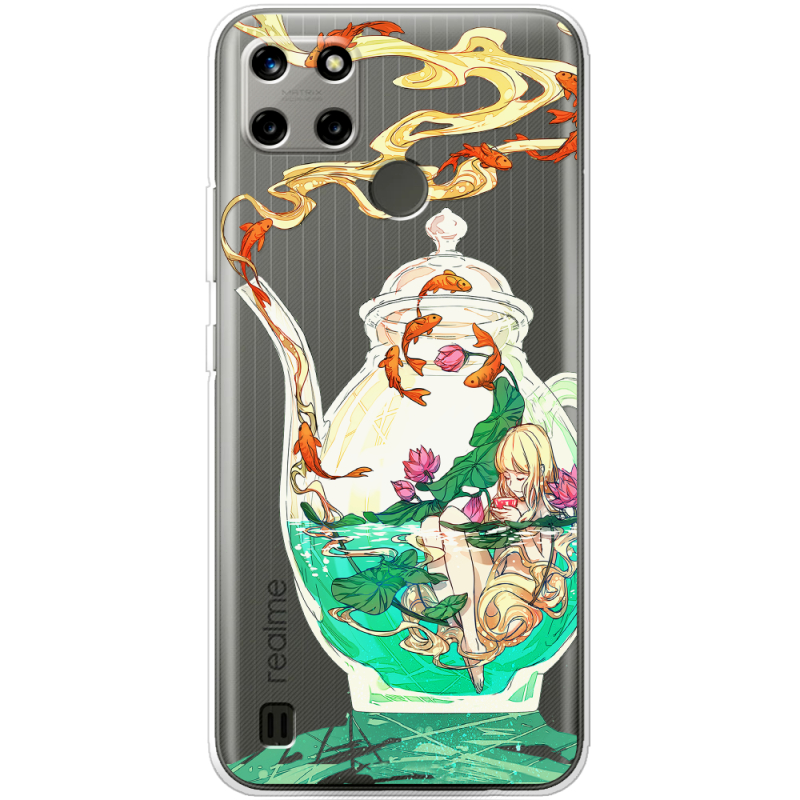 Прозрачный чехол BoxFace Realme C21Y Kettle