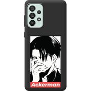 Черный чехол BoxFace Samsung Galaxy A33 5G (A336) Attack On Titan - Ackerman