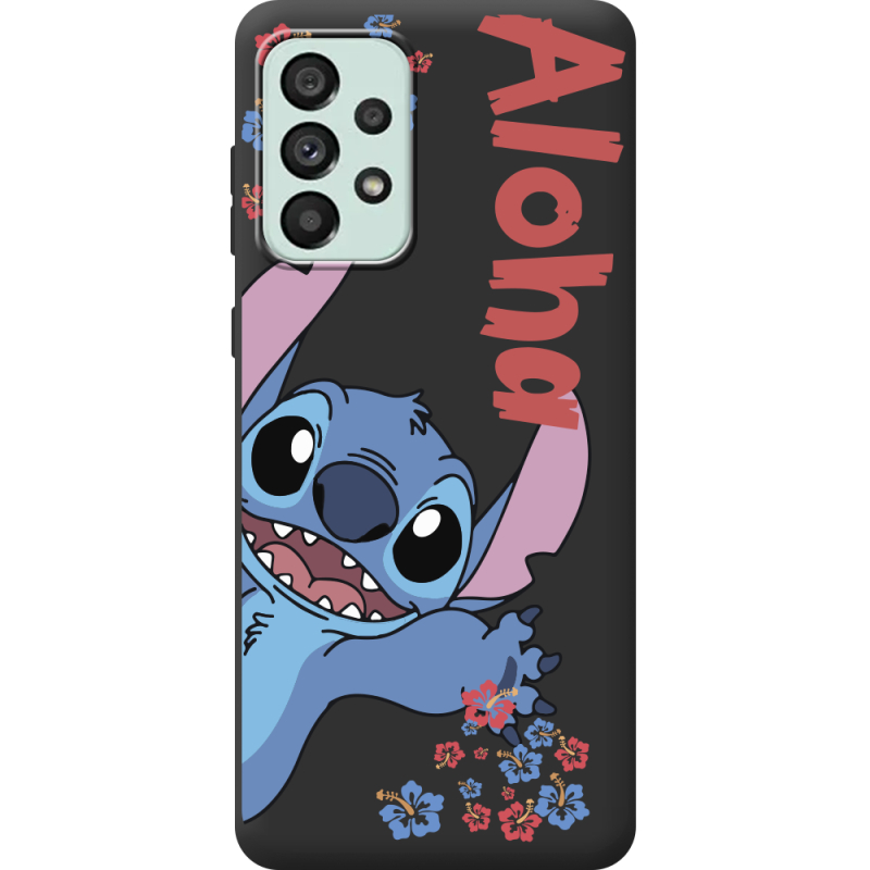 Черный чехол BoxFace Samsung Galaxy A33 5G (A336) Гавайський гість Stich