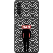 Черный чехол BoxFace Samsung Galaxy A13 5G (A136) Man Pattern