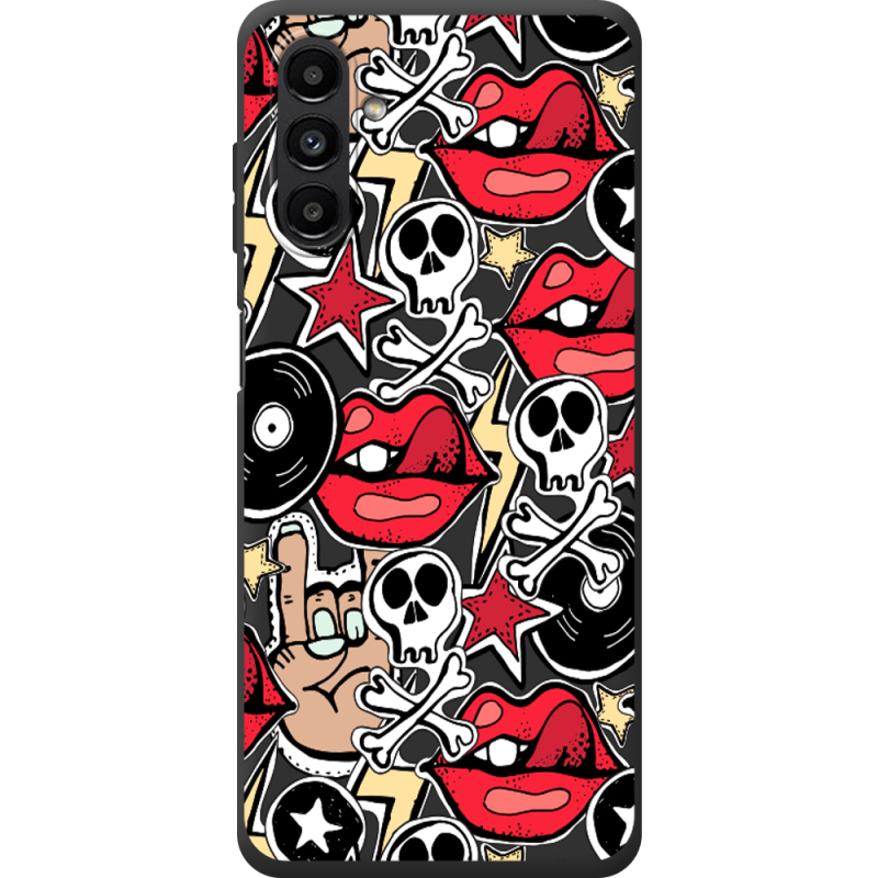 Черный чехол BoxFace Samsung Galaxy A13 5G (A136) Rock Graffiti