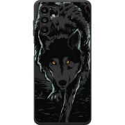 Черный чехол BoxFace Samsung Galaxy A13 5G (A136) Wolf