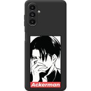 Черный чехол BoxFace Samsung Galaxy A13 5G (A136) Attack On Titan - Ackerman