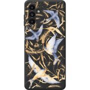 Черный чехол BoxFace Samsung Galaxy A13 5G (A136) Ластівки