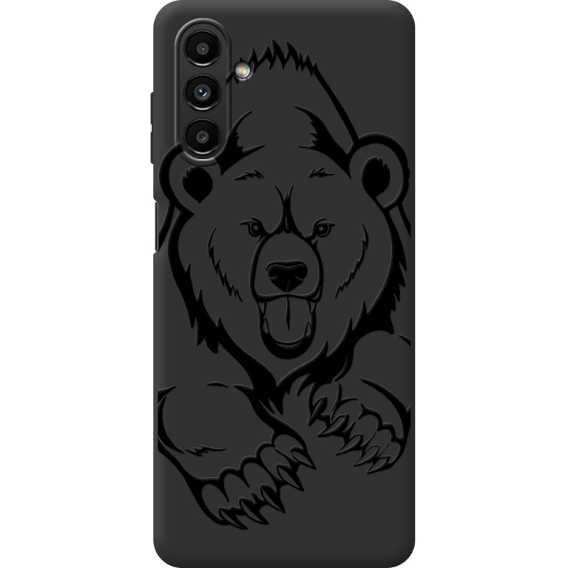 Черный чехол BoxFace Samsung Galaxy A13 5G (A136) Grizzly Bear