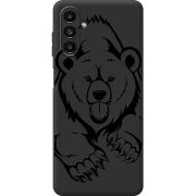 Черный чехол BoxFace Samsung Galaxy A13 5G (A136) Grizzly Bear