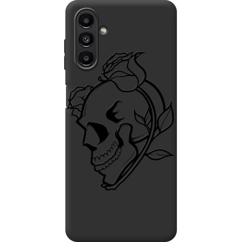 Черный чехол BoxFace Samsung Galaxy A13 5G (A136) Skull and Roses