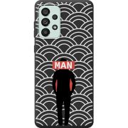 Черный чехол BoxFace Samsung Galaxy A53 5G (A536) Man Pattern