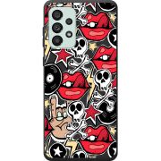 Черный чехол BoxFace Samsung Galaxy A53 5G (A536) Rock Graffiti