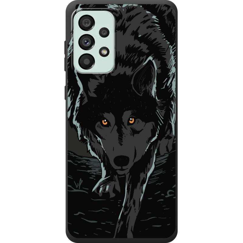 Черный чехол BoxFace Samsung Galaxy A53 5G (A536) Wolf