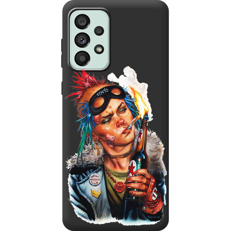 Черный чехол BoxFace Samsung Galaxy A53 5G (A536) Tanker Girl