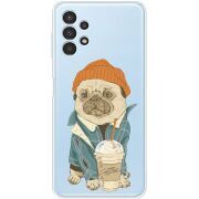 Прозрачный чехол BoxFace Samsung Galaxy A13 4G (A135) Dog Coffeeman